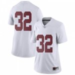 Women's Alabama Crimson Tide #32 Jalen Jackson White Limited NCAA College Football Jersey 2403SIQW8